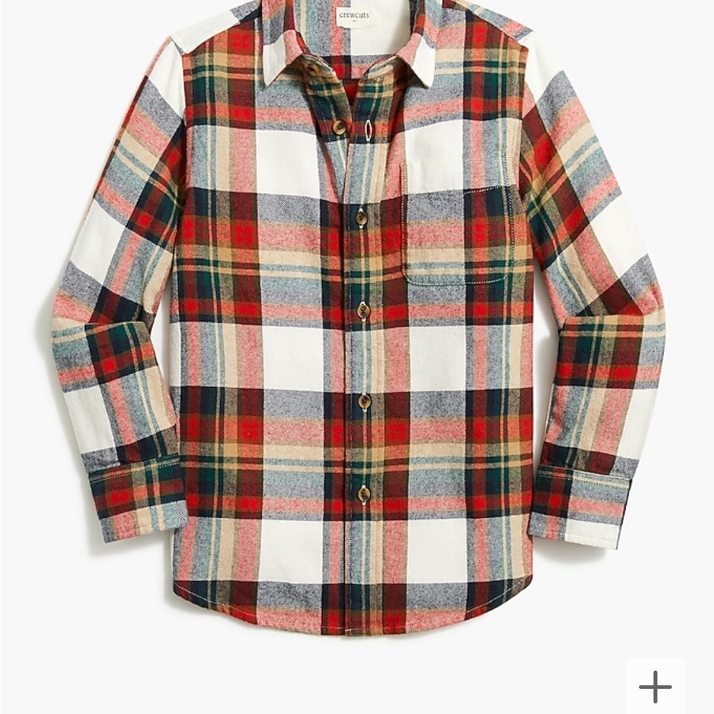 J. Crew Kids Multicolor Plaid Shirt - Picture 1 of 2